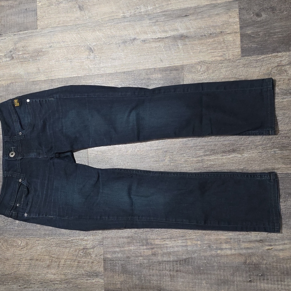 G-Star Straight Leg Jeans in Dark Indigo